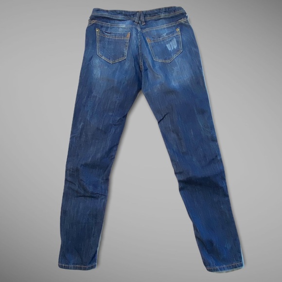 Forever 21 Distressed Low Rise Jeans Sz 30 low rise - Picture 10 of 12